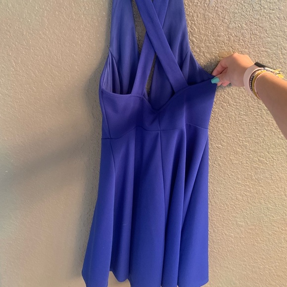 Charlotte Russe Sleeveless Royal Blue Dress - Picture 2 of 5